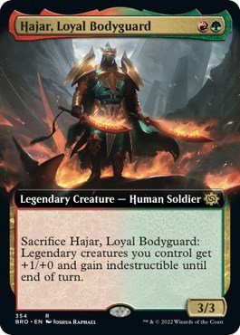 Hajar, Loyal Bodyguard - Foil