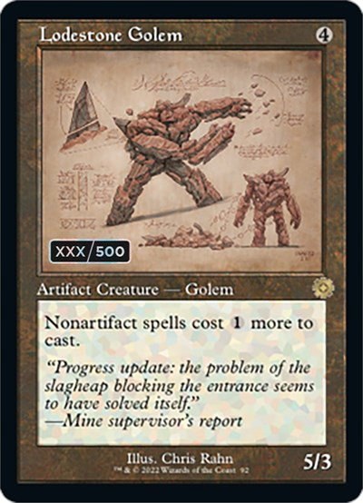 Lodestone Golem - Serial Numbered
