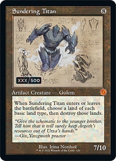 Sundering Titan - Serial Numbered