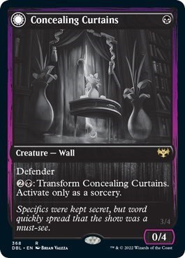 Concealing Curtains - Foil