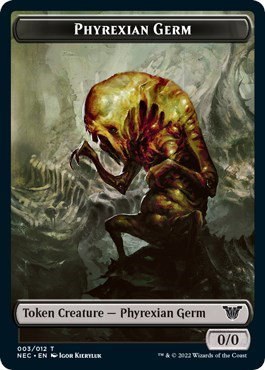 Phyrexian Germ // Spirit (002) Double-Sided Token
