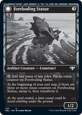 Foreboding Statue - Foil