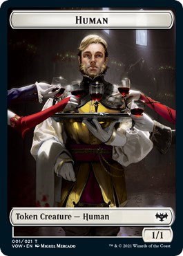 Human (001) // Vampire (007) Double-Sided Token