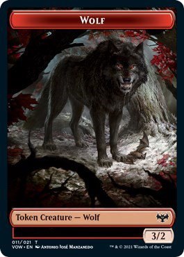 Wolf (011) // Boar Double-Sided Token