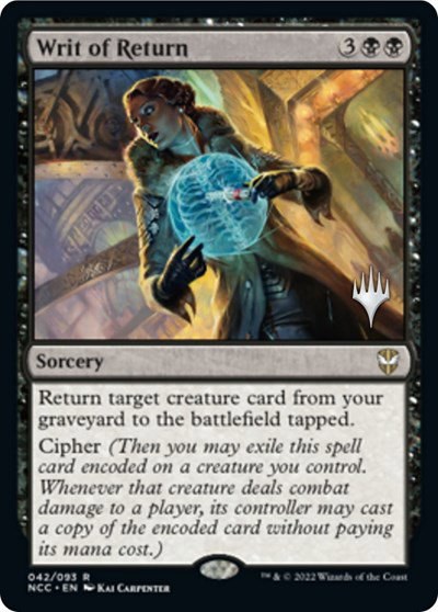 Writ of Return - Foil Writ Of Return