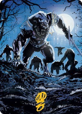 Tovolar, the Midnight Scourge Art Card - Gold Stamped Signature