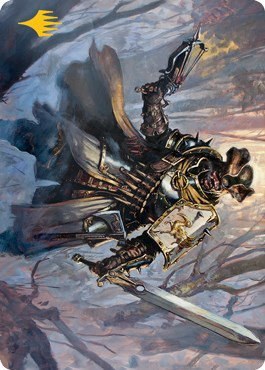 Brutal Cathar Art Card - Gold Stamped Signature