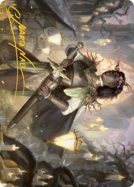 Sungold Sentinel Art Card - Gold Stamped Signature