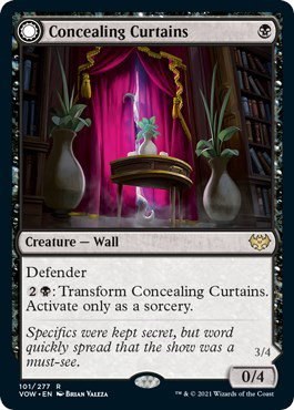 Concealing Curtains - Foil