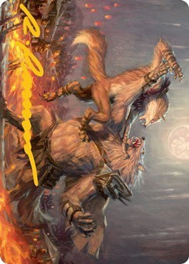 Duel for Dominance Art Card - Gold Stamped Signature