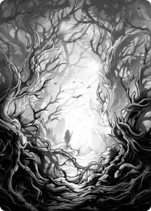 Forest Art Card