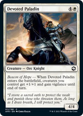 Devoted Paladin - Normal Devoted Paladin