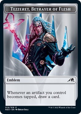 Emblem - Tezzeret, Betrayer of Flesh - Normal Emblem Tezzeret Betraye