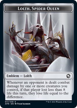 Emblem - Lolth, Spider Queen - Normal Emblem Lolth Spider Que