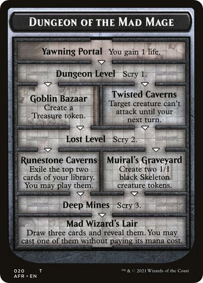 Dungeon of the Mad Mage // Tomb of Annihilation Double-Sided Token