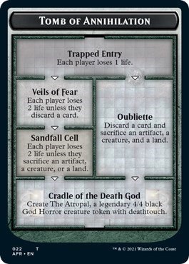 Tomb of Annihilation // The Atropal Double-Sided Token - Foil