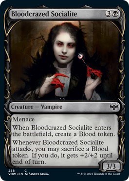 Bloodcrazed Socialite - Foil