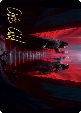 Vampires' Vengeance Art Card - Gold Stamped Signature