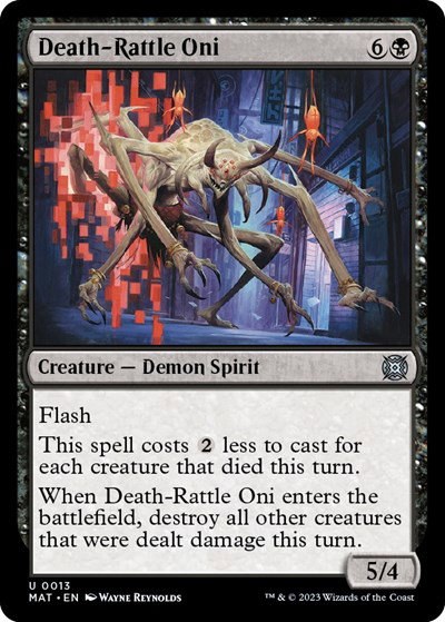 Death-Rattle Oni - Foil