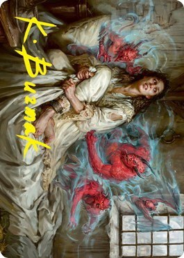 Eruth, Tormented Prophet Art Card - Gold Stamped Signature