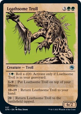 Loathsome Troll - Foil