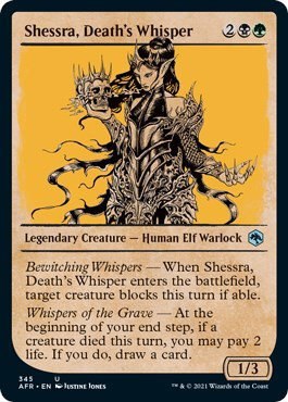 Shessra, Death's Whisper - Foil