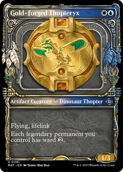 Gold-Forged Thopteryx - Foil