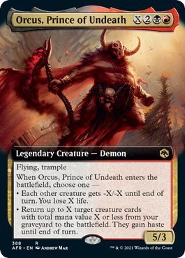 Orcus, Prince of Undeath - Foil