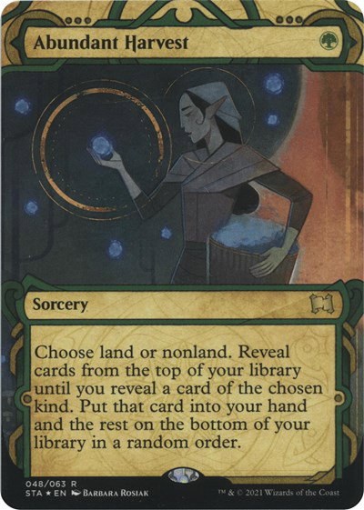 Abundant Harvest - Foil Etched