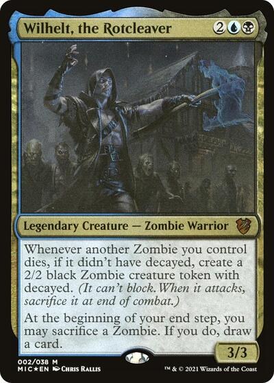 Wilhelt, the Rotcleaver (Display Commander) - Thick Stock - Display Commander