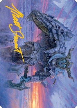 Frost Giant Art Card - Gold Stamped Signature