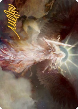 Serra's Emissary Art Card - Gold Stamped Signature