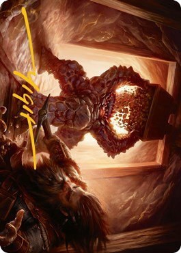 Xorn Art Card - Gold Stamped Signature