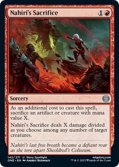 Nahiri's Sacrifice - Foil