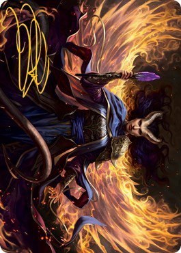 Farideh, Devil's Chosen Art Card - Gold Stamped Signature
