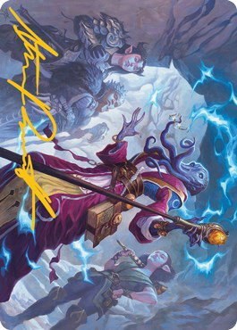 True Polymorph Art Card - Gold Stamped Signature
