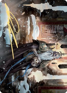 Narfi, Betrayer King Art Card - Gold Stamped Signature