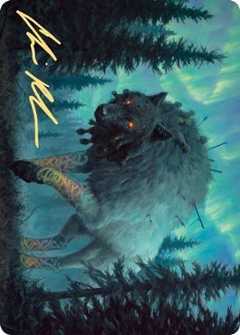 Sarulf, Realm Eater Art Card - Gold Stamped Signature