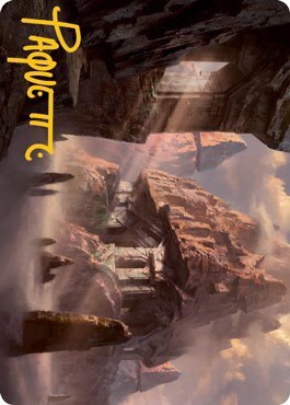 Mountain (62/81) Art Card - Gold Stamped Signature