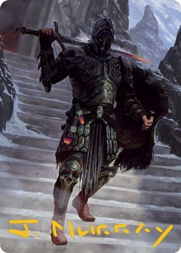 Dakkon, Shadow Slayer Art Card - Gold Stamped Signature