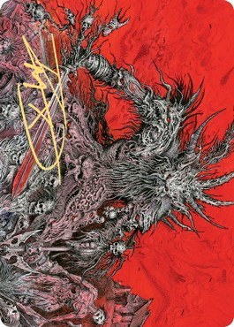 Varragoth, Bloodsky Sire Art Card - Gold Stamped Signature
