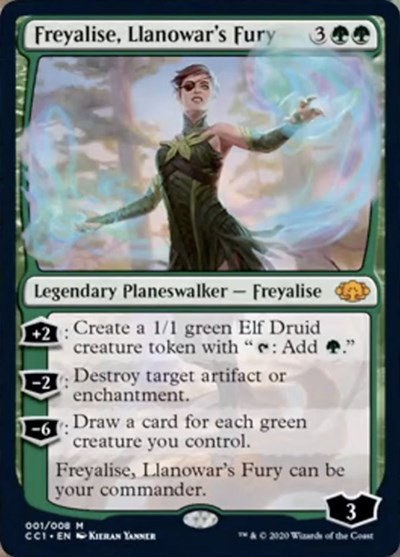 Freyalise, Llanowar's Fury - Foil