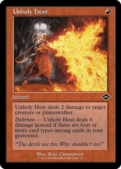 Unholy Heat - Retro Frame