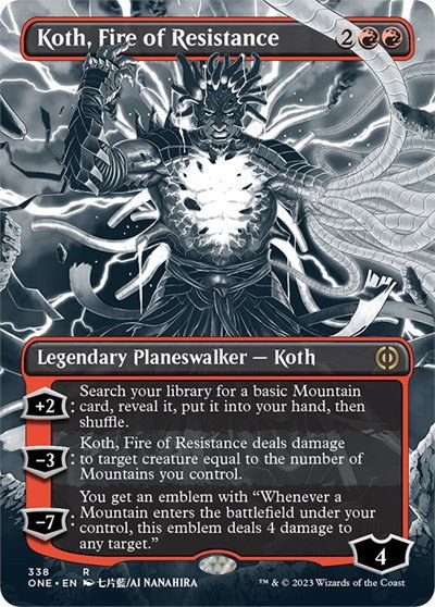 Koth, Fire of Resistance - Foil