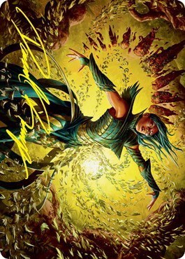 Dragonsguard Elite Art Card - Gold Stamped Signature