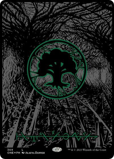 Forest (Phyrexian) - Full Art