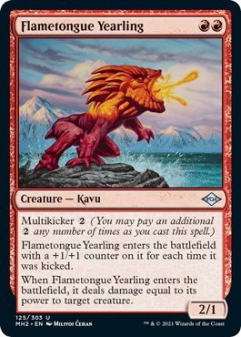 Flametongue Yearling - Foil
