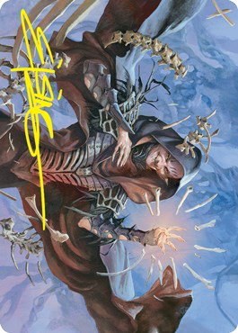 Valentin, Dean of the Vein Art Card - Gold Stamped Signature