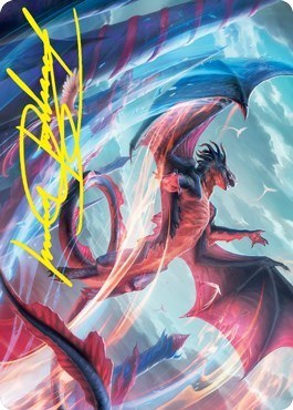 Galazeth Prismari Art Card - Gold Stamped Signature