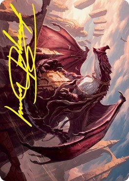 Velomachus Lorehold Art Card - Gold Stamped Signature